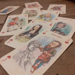 Carte da Gioco "Caricature Personaggi Famosi"